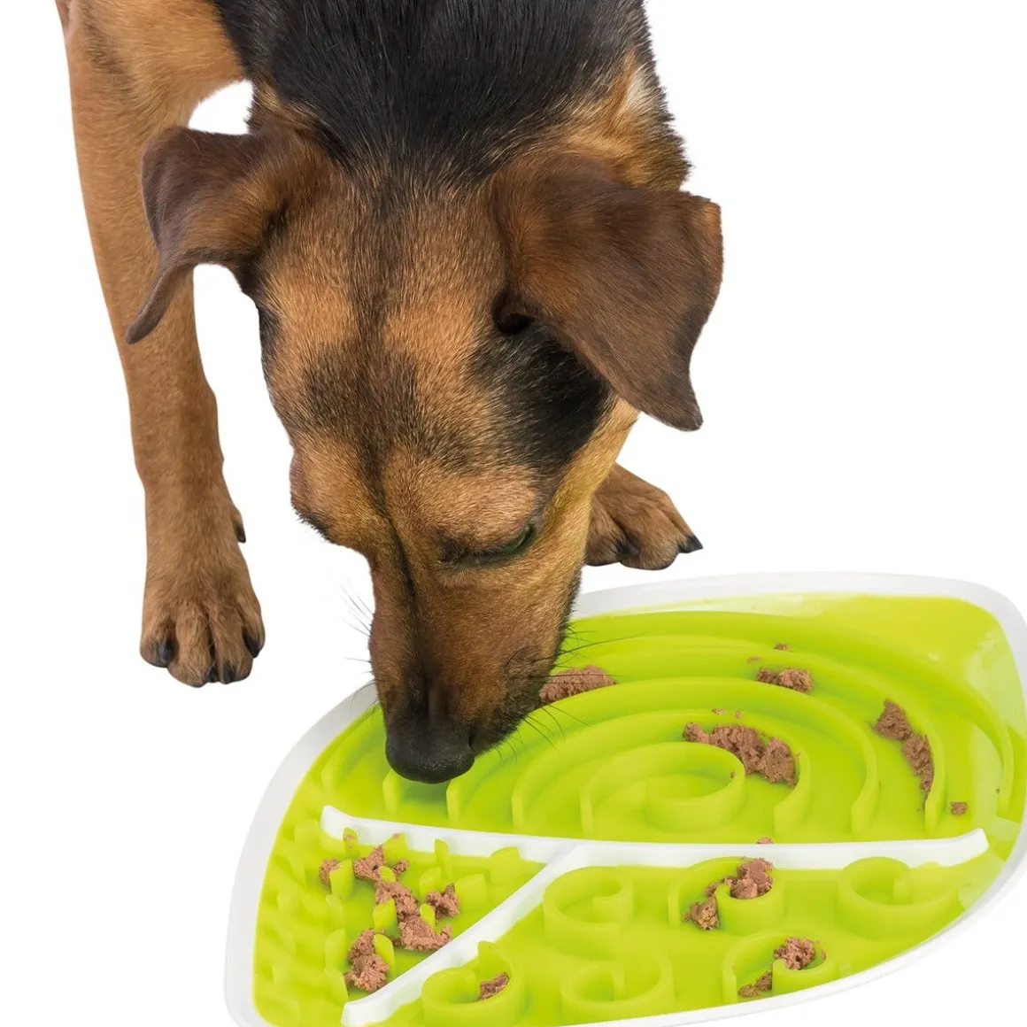 Aktivointilelu Trixie Lick'n'Snack Plate lehti