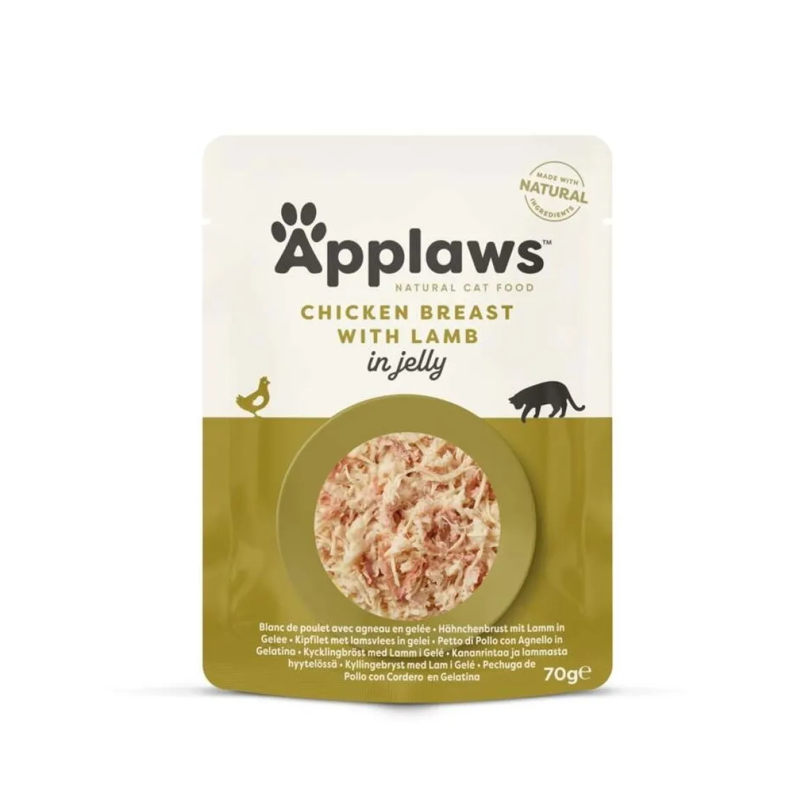 Applaws Kana & Lammas hyytelössä 70g