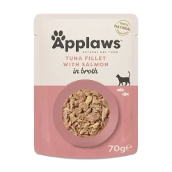 Applaws Tonnikalafilee ja lohi liemessä 70 g