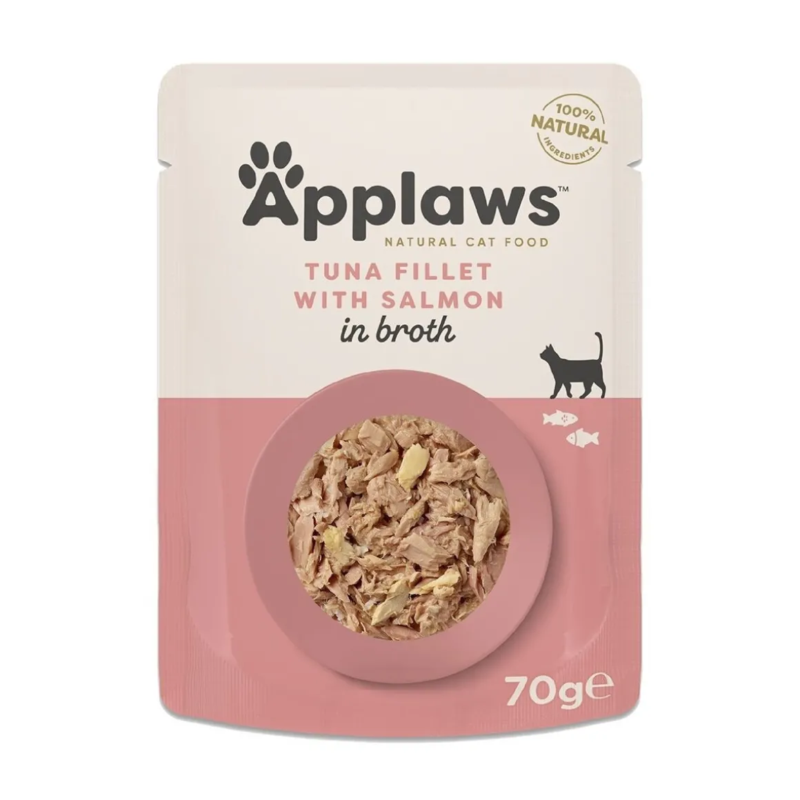Applaws Tonnikalafilee ja lohi liemessä 70 g