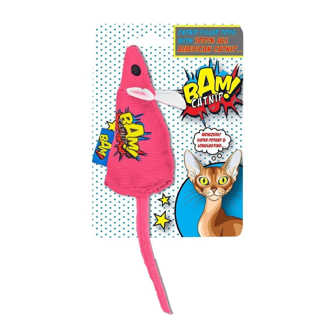 BAM Catnip pinkki hiiri