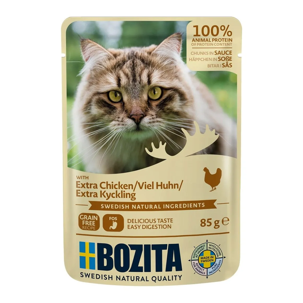 Bozita Feline kanaa kastikkeessa 85g
