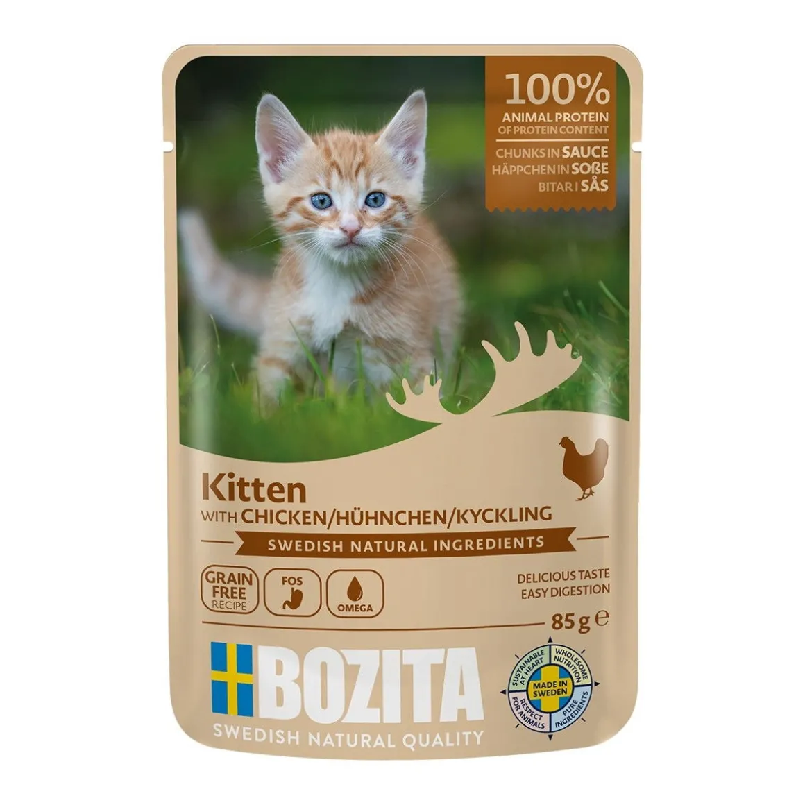 Bozita kitten kana kastikkeessa 85 g