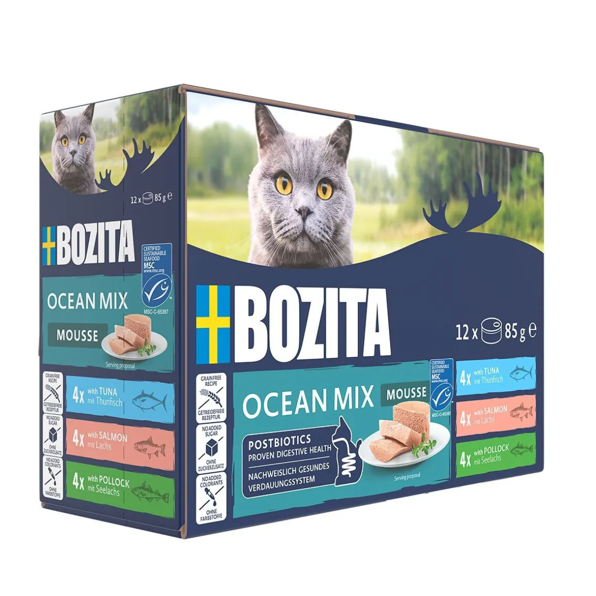 Bozita Mousse Mixed Ocean 12x85g