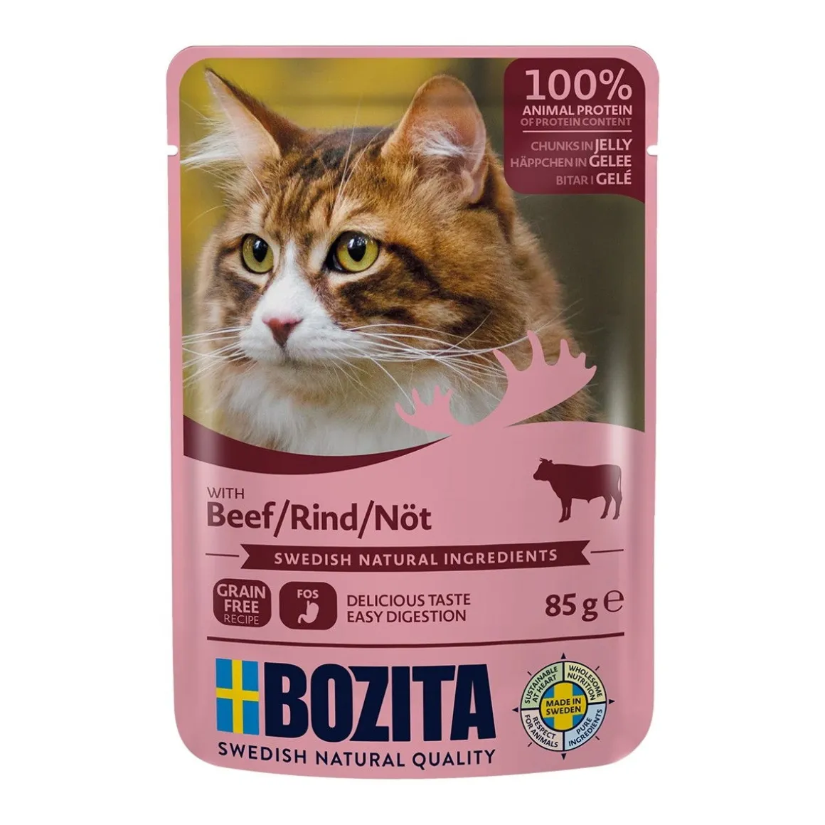 Bozita nauta hyytelössä 85 g