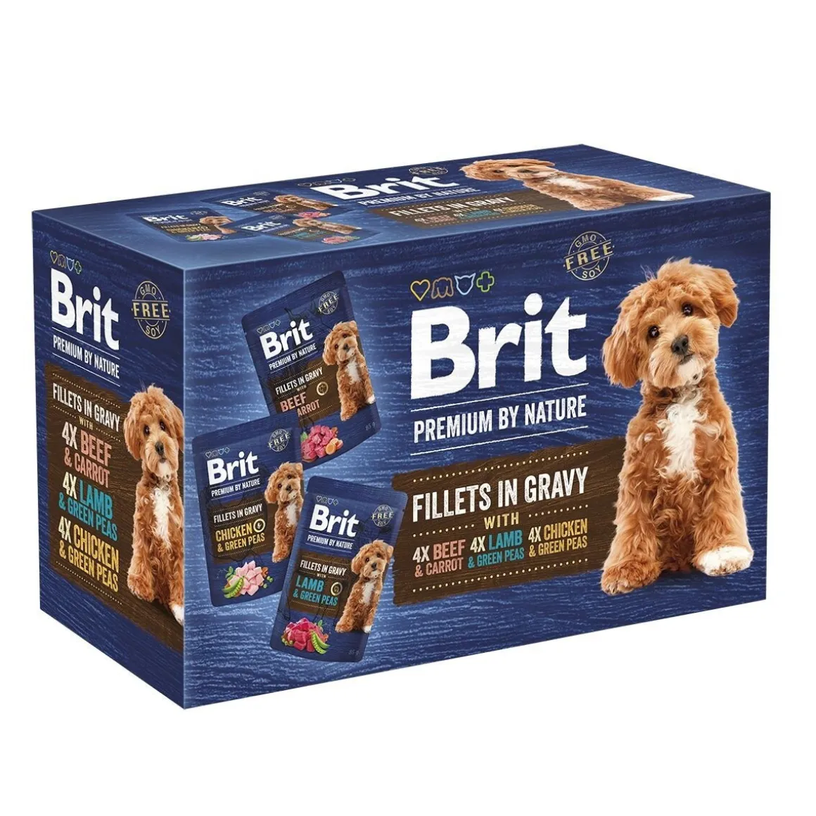 Brit Premium by Nature Dog Multipack gravy 12 x 85 g