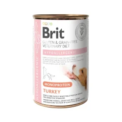 Brit Veterinary Diet for dogs Hypoallergenic Monoprotein Turkey Can 400g