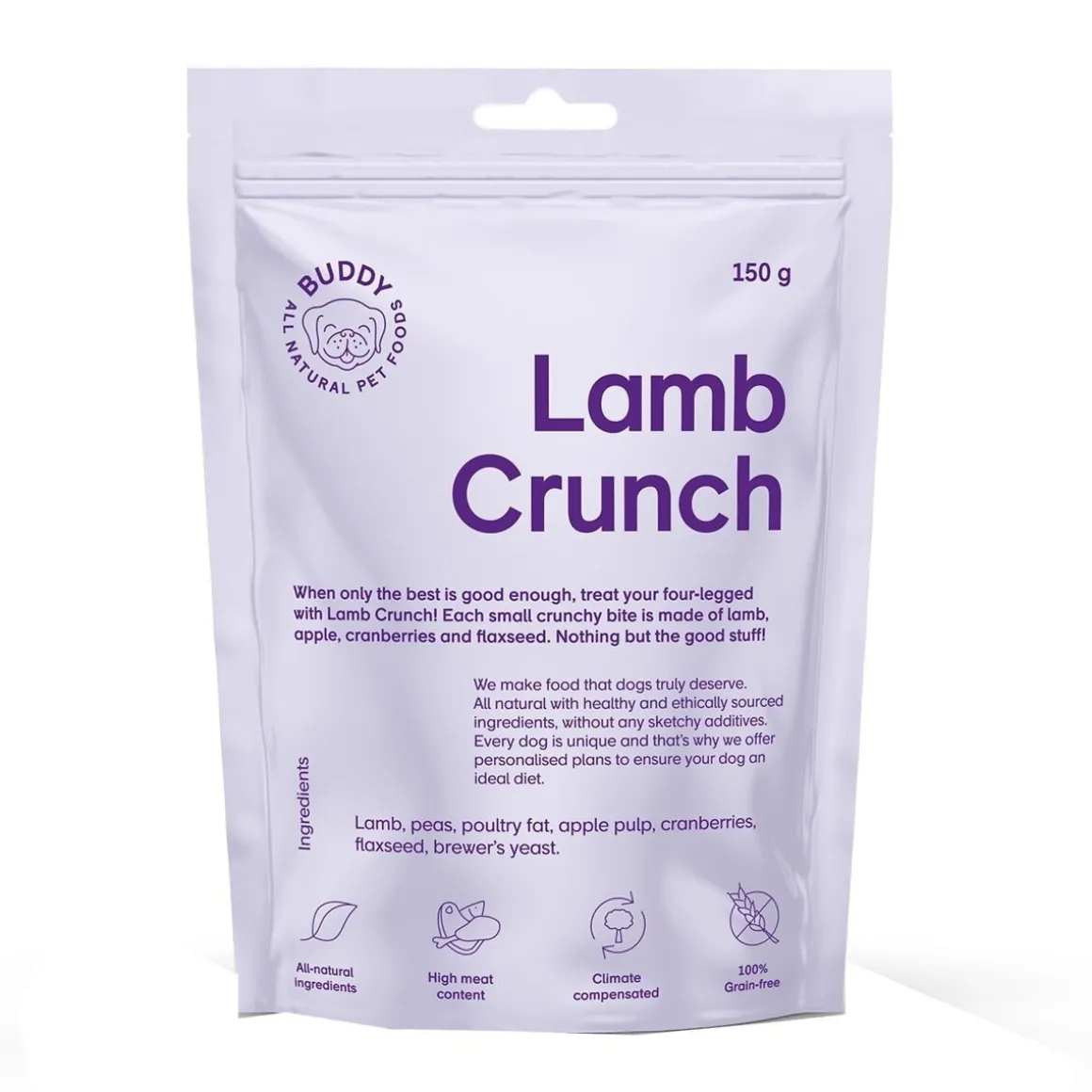 Buddy Lammasherkku koiralle 150g