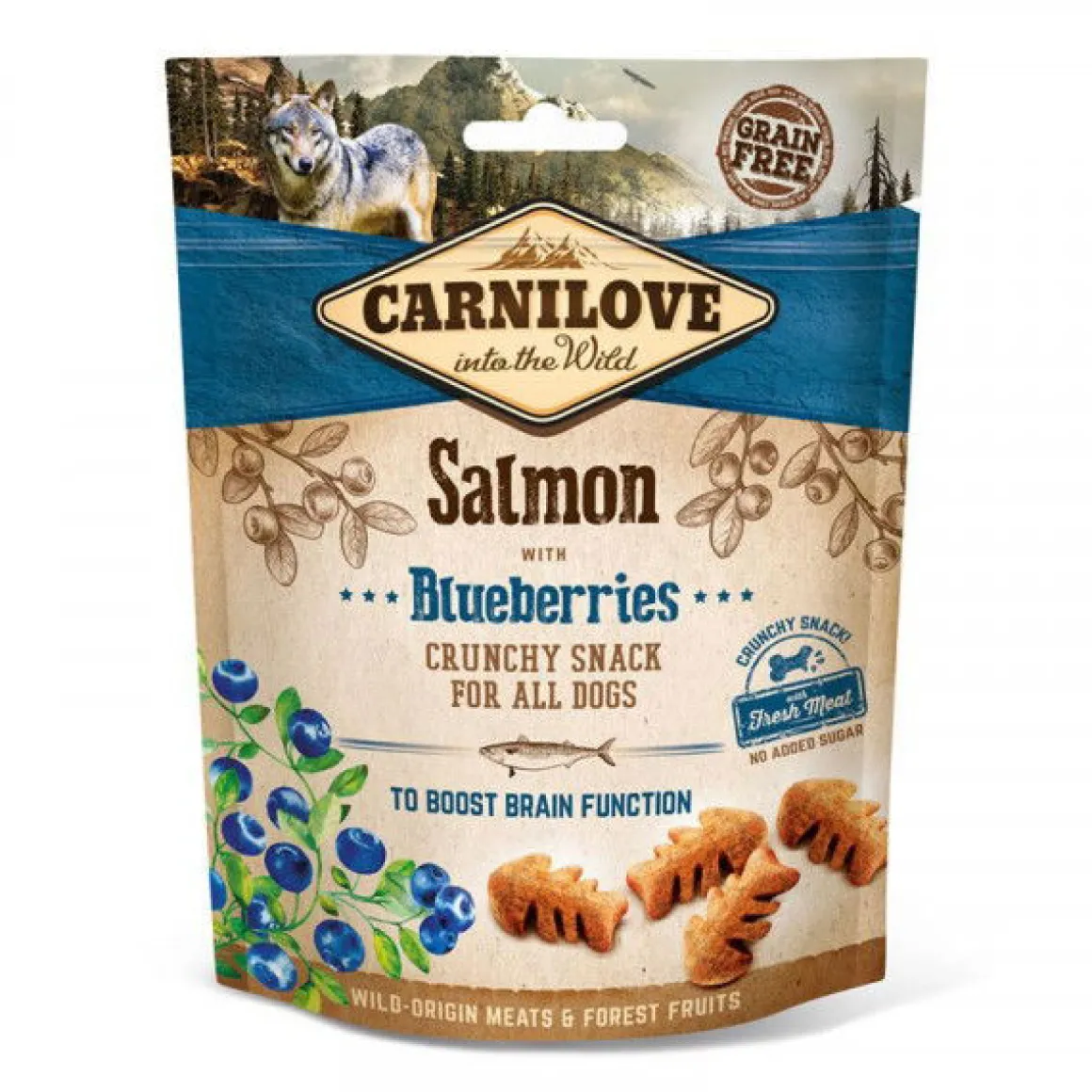 Carnilove Crunchy Snack lohi & mustikka