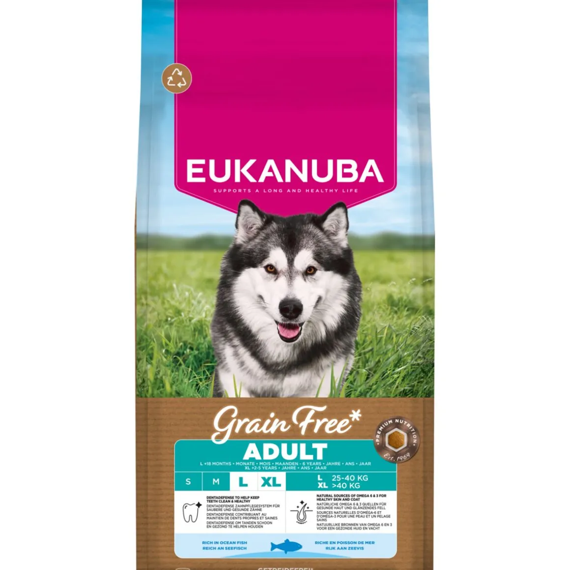 Eukanuba Grain Free Adult Large & Extra Large Breed Ocean Fish