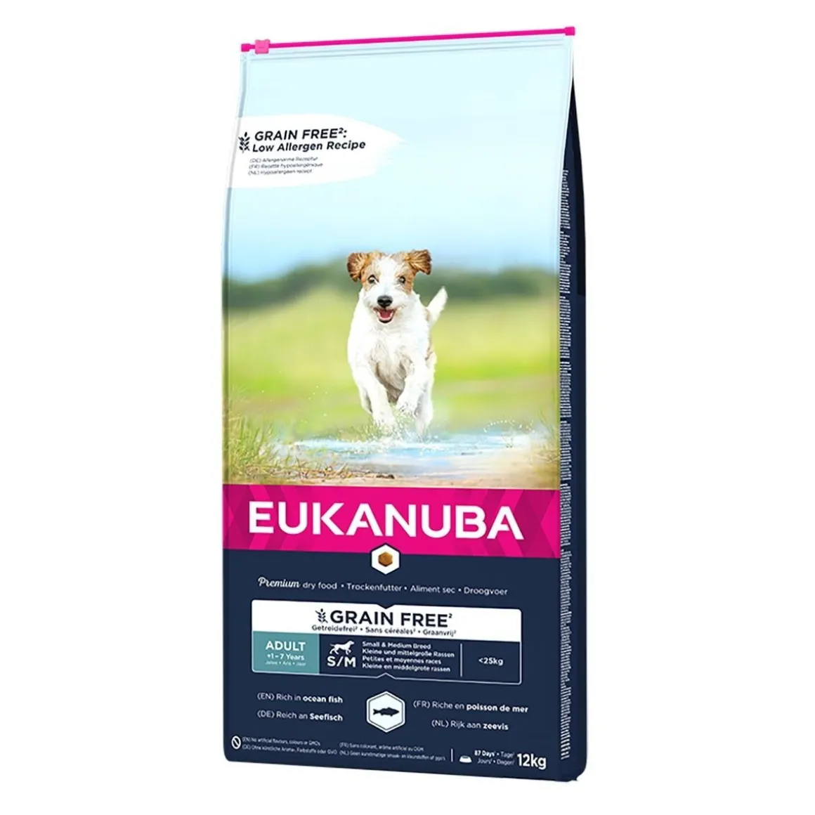 Eukanuba Grain Free Adult Small & Medium Breed Ocean Fish