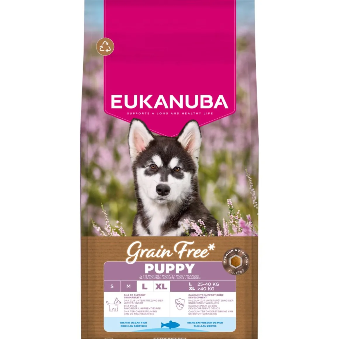 Eukanuba Grain Free Puppy & Junior Large & Extra Large Breed Ocean Fish