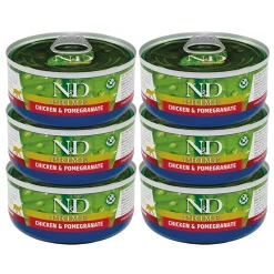 Farmina N&D Cat Prime Chicken & Pomegranate 6x70g