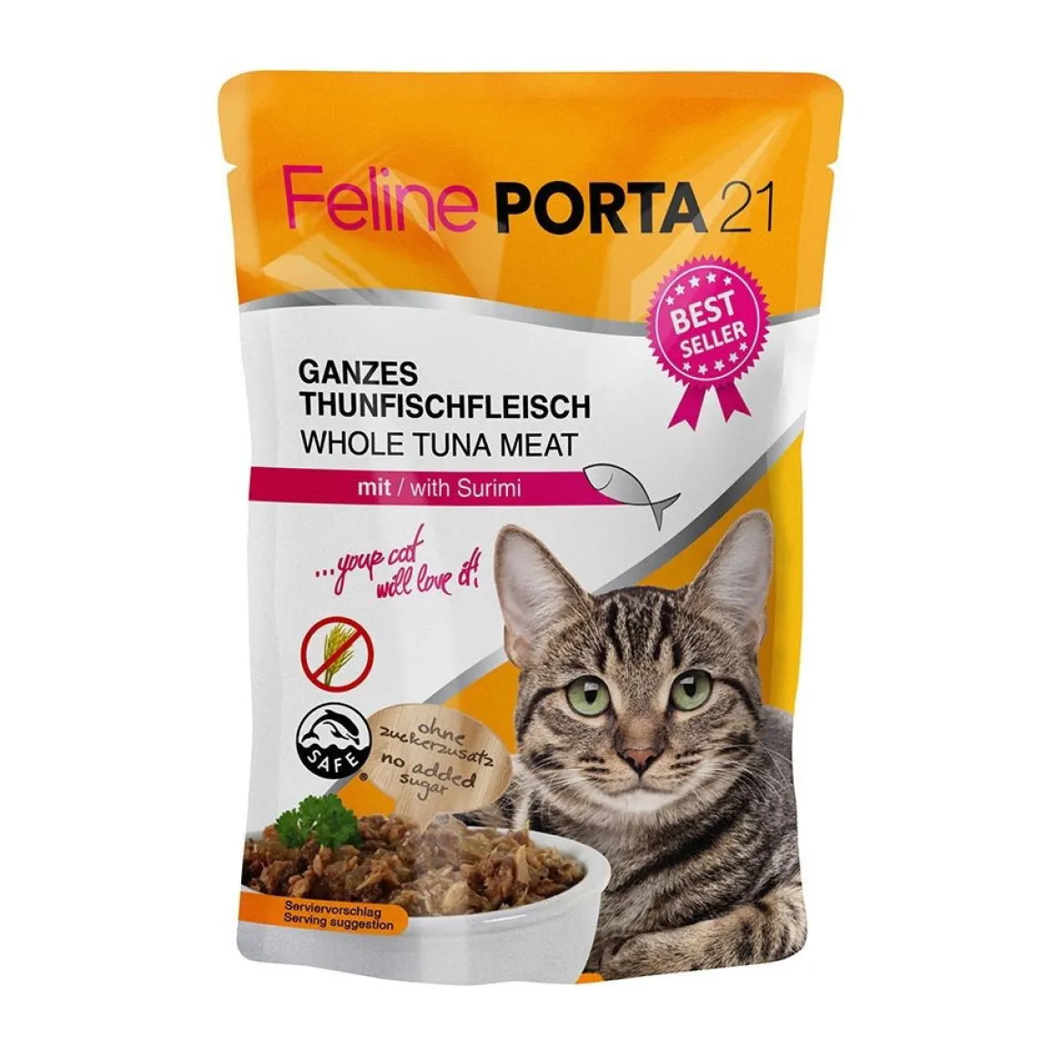 Feline Porta 21 tonnikala & surimi, 100 g