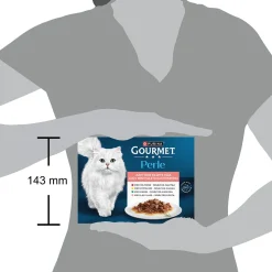 Gourmet Mini Fillets Lihaa ja kalaa kastikkeessa 8 x 85 g