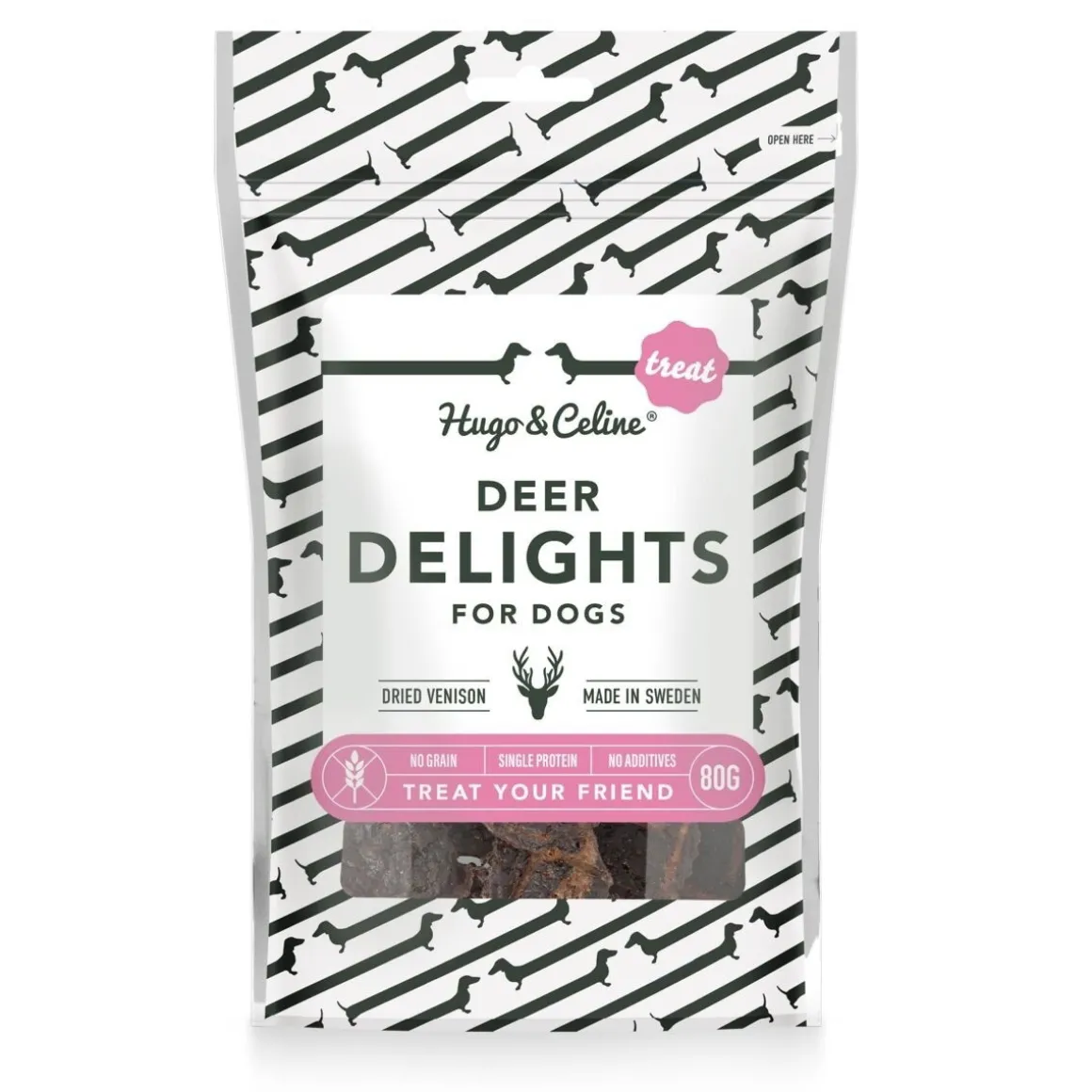Hugo&Celine Deer Delights peuraherkku 80g