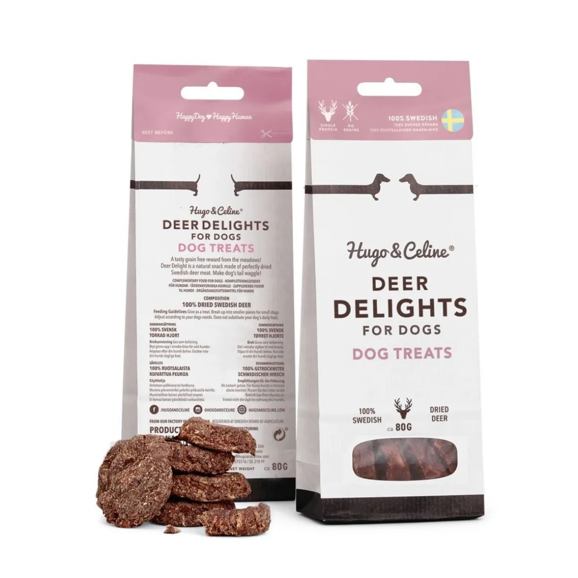 Hugo&Celine Deer Delights peuraherkku 80g