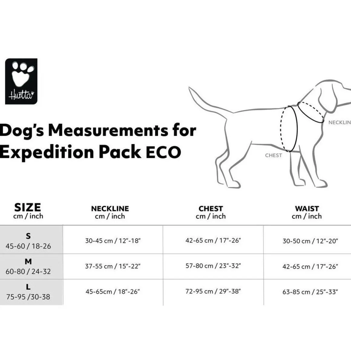 Hurtta Expedition Pack ECO -valjaat repulla, harmaa