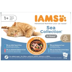 Iams Advanced Nutrition Gravy Kalalajitelma 12 x 85 g