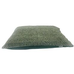 Koiran peti Danish design Herringbone vihreä
