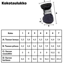 Koiran talvitossut Feel Active Snow, 2 kpl