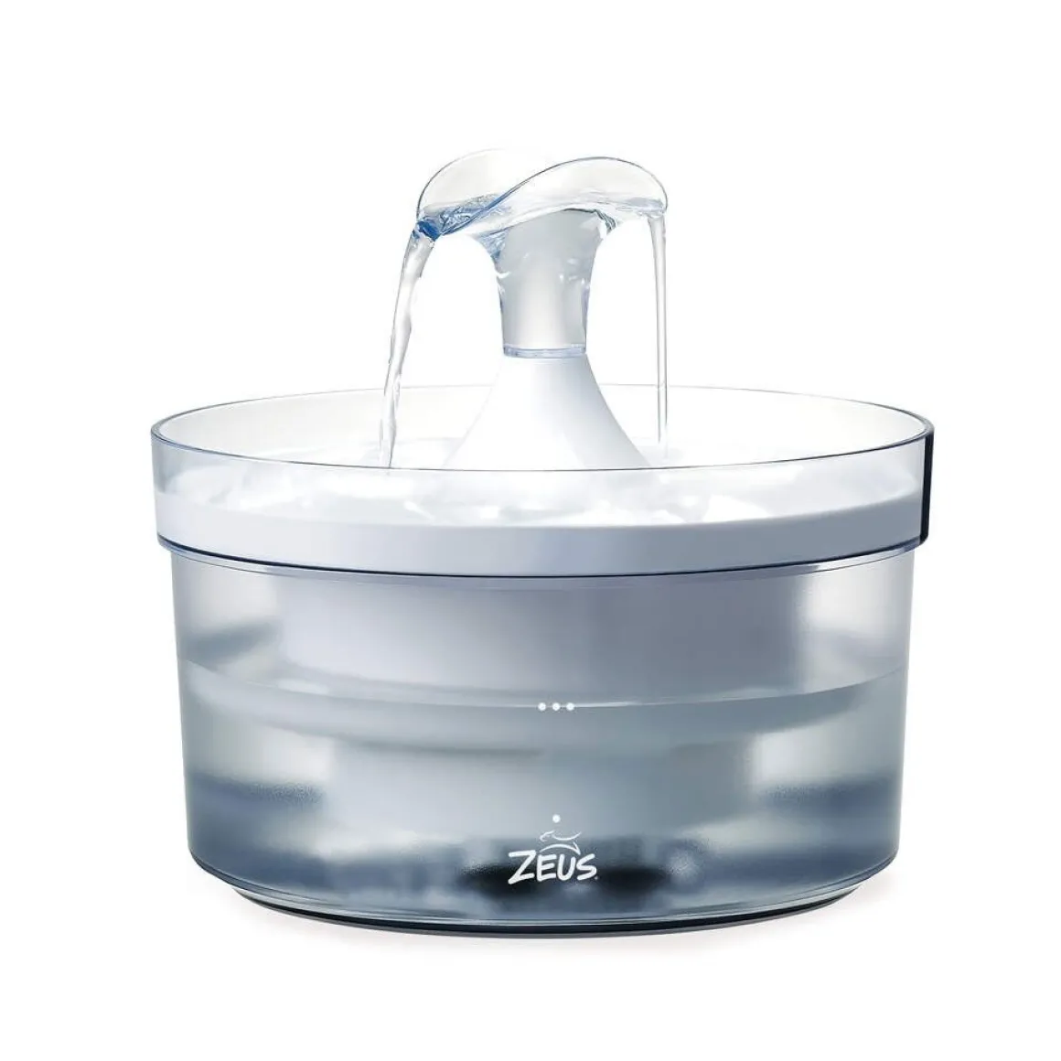 Koiran vesiautomaatti Zeus Waterfall läpinäkyvä 1,5 l