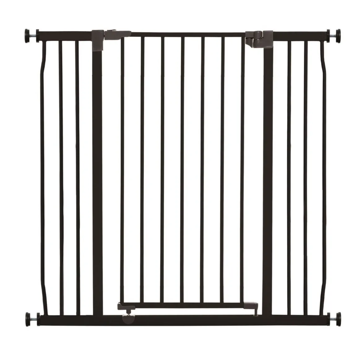 Koiraportti Basic Sturdy säädettävä, leveä & korkea musta 93 x 99-105,5 cm