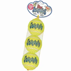 KONG Airdog Squeaker Tennis Ball, 3 kpl