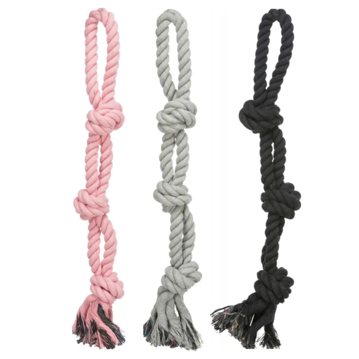 Köysilelu Trixie Denta Fun Double, 60 cm
