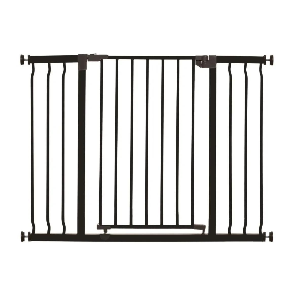 Leveä koiraportti Basic Sturdy musta 76 x 99-105,5 cm
