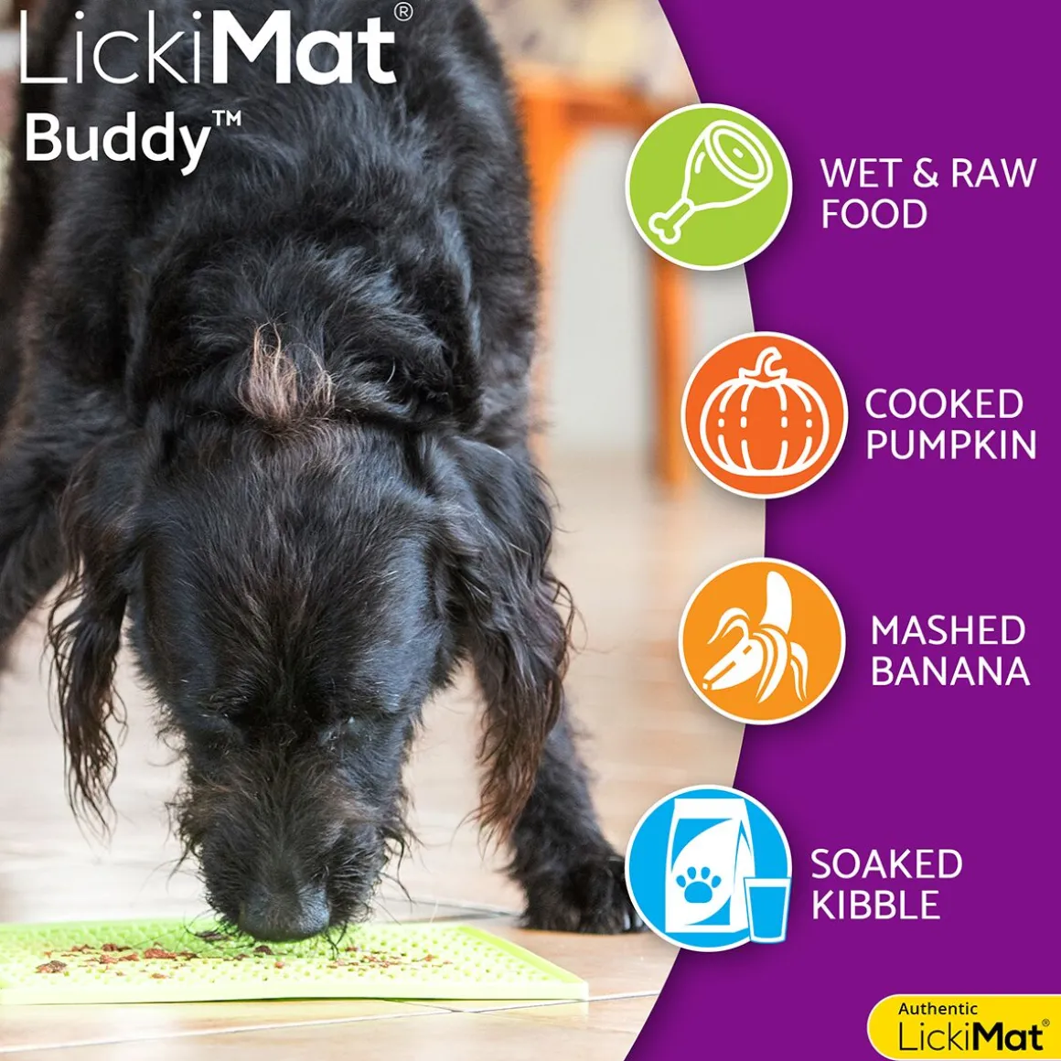 LickiMat Buddy Classic keltainen