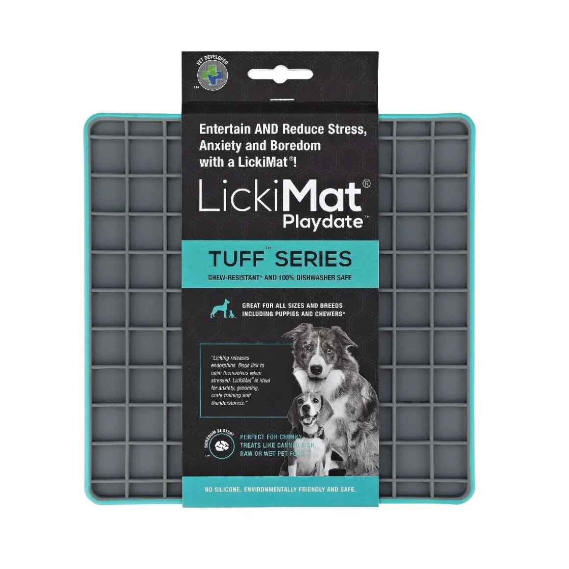 LickiMat Tuff Playdate nuolumatto, turkoosi