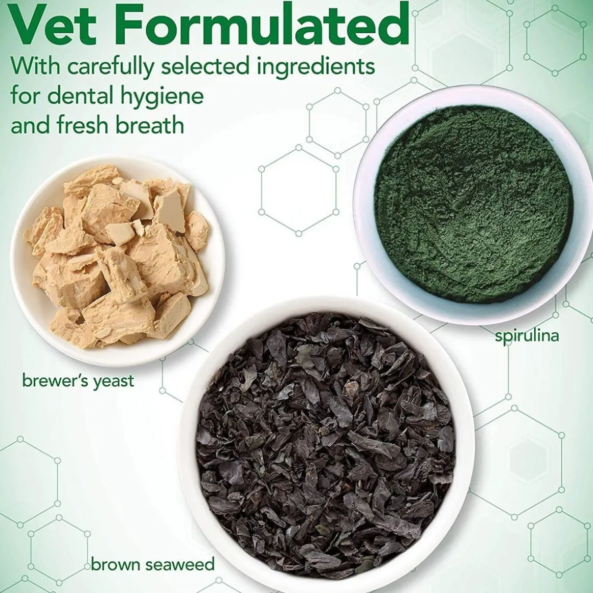Merilevä kissalle Vet’s Best Cat Plaque & Tartar Powder 45 g