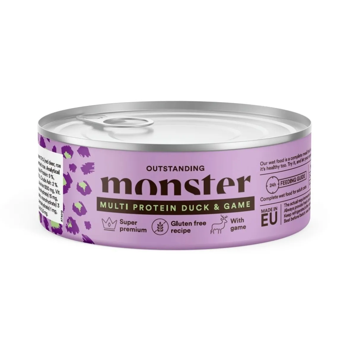 Monster Cat Adult Multi Protein Ankka&riista 100g