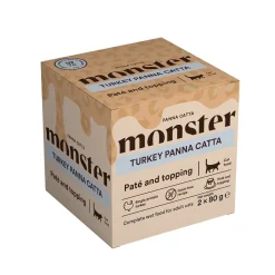 Monster Cat Adult Panna Catta Turkey 2 x 80 g