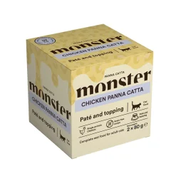 Monster Cat Adult Panna Catta Chicken 2 x 80 g