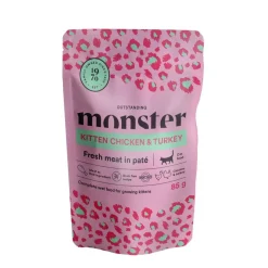 Monster Cat Kitten kana & kalkkuna 85 g