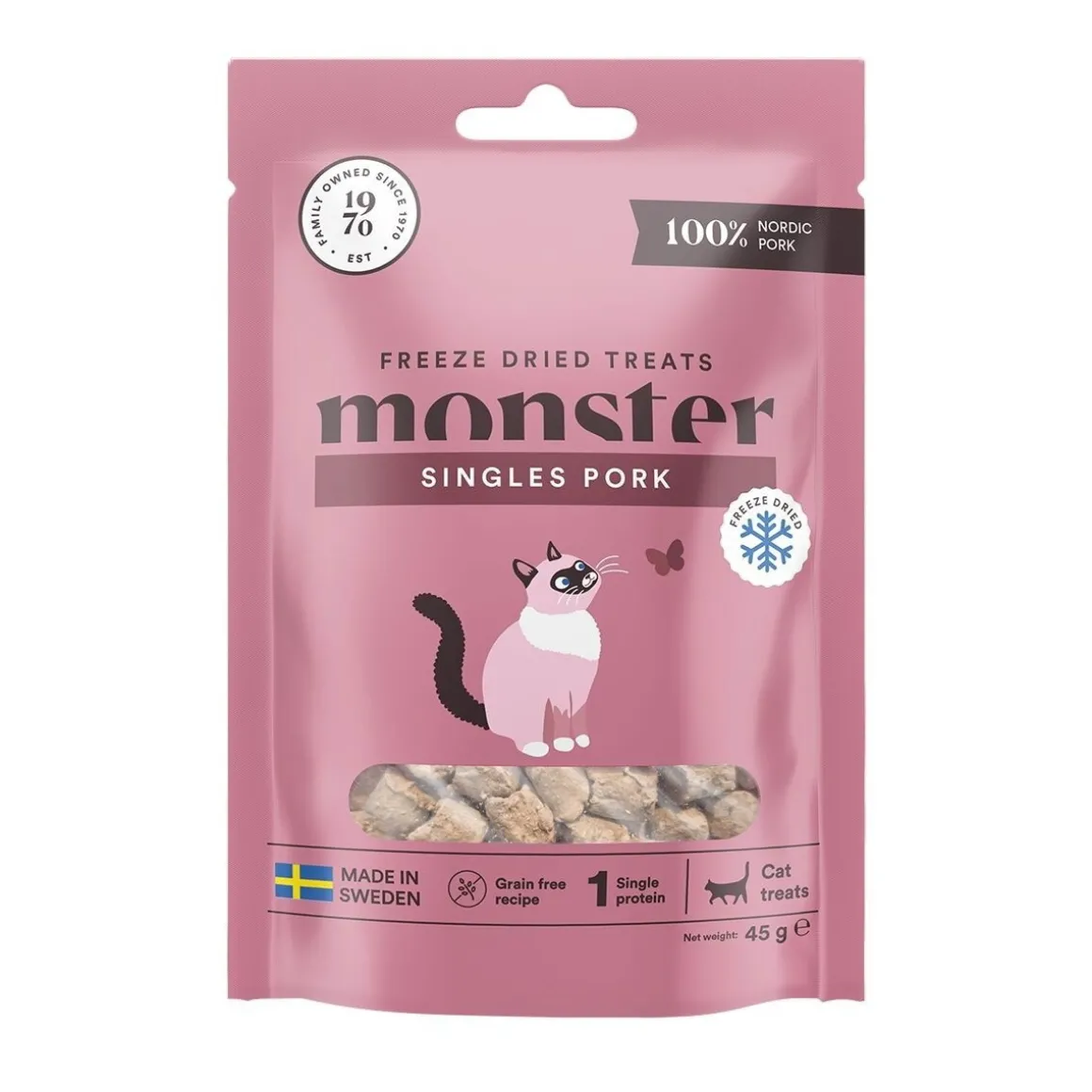 Monster Cat Treats Freeze dried, possu