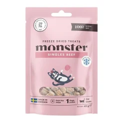 Monster Cat Treats Freeze dried, nauta