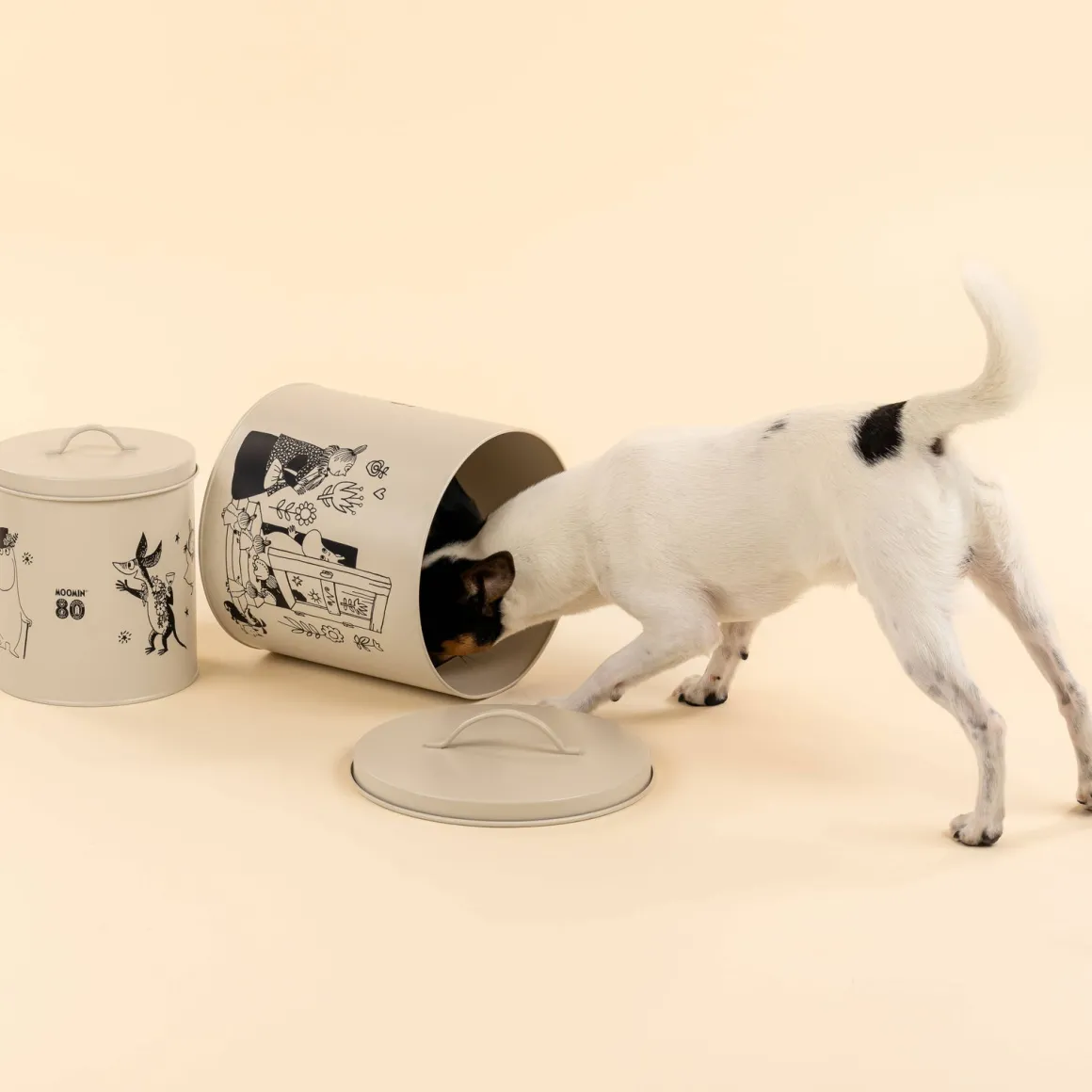 Moomin for Pets peltipurkki Muumit 80v. juhlavuosi