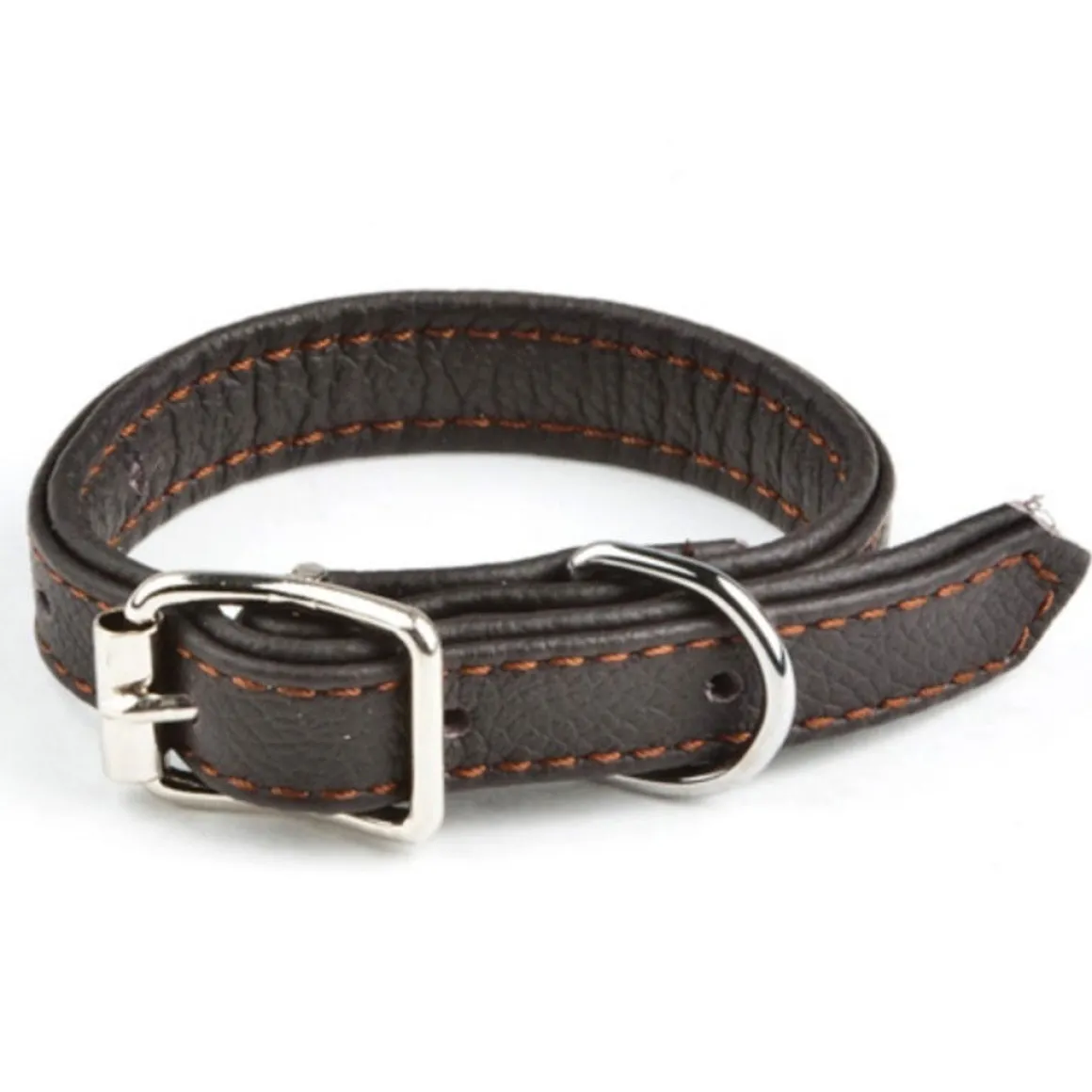 Nahkapanta Feel Leather vuorella, ruskea
