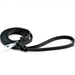 Nahkatalutin Feel Leather Braid, musta