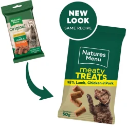 Natures Menu Lammas-Kana-Possuherkku koiralle 50g
