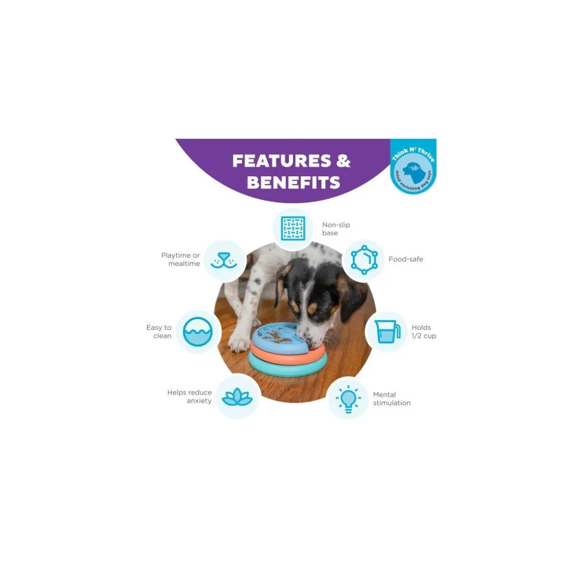 Nina Ottosson Lickin' Layers Puppy Food puzzle