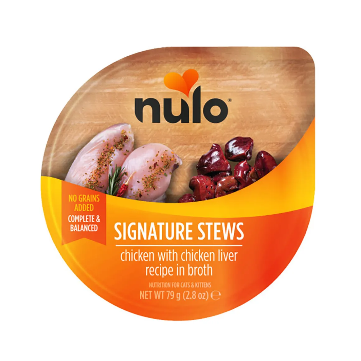 Nulo Signature Stews Cat kanaa & kananmaksaa liemessä 79 g