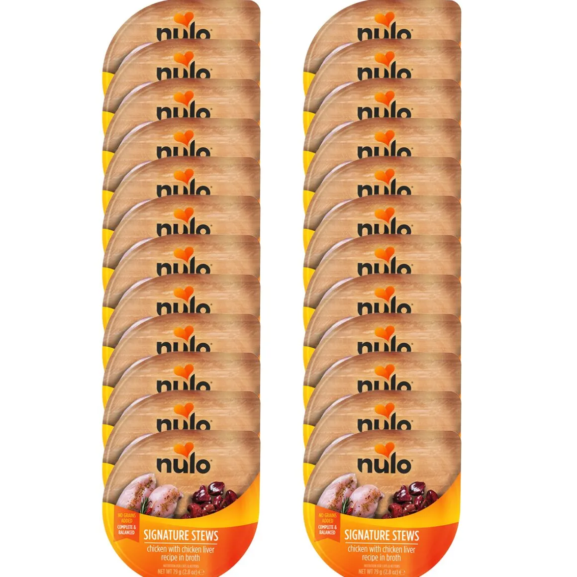 Nulo Signature Stews Cat kanaa & kananmaksaa liemessä 79 g