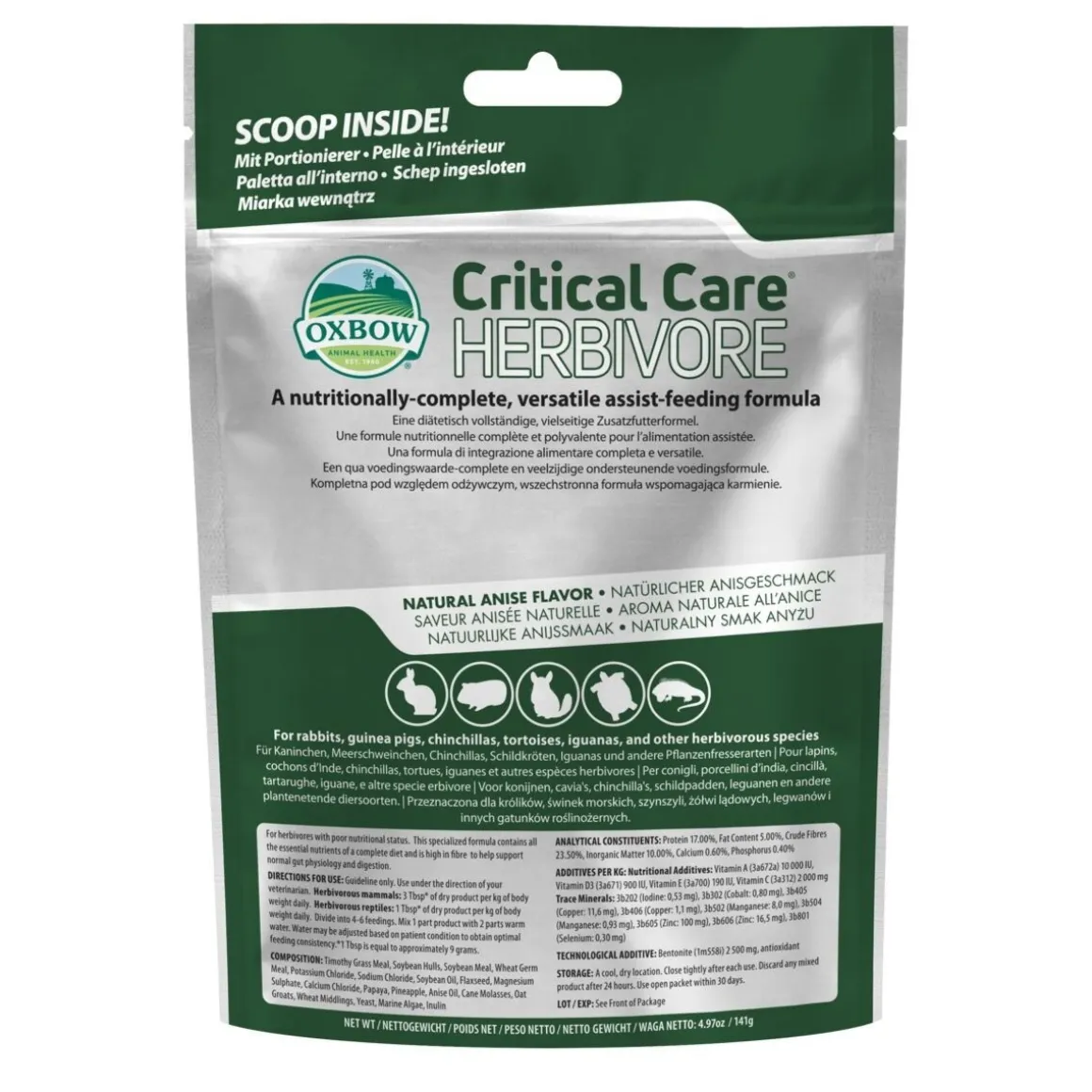 Oxbow Critical Care Herbivore, anis