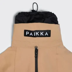 PAIKKA koiran sadetakki, heijastava taupe