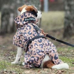 PAIKKA Visibility Raincoat Lite -koiran sadetakki, leo