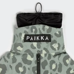PAIKKA Visibility Raincoat Lite -sadetakki, green leo